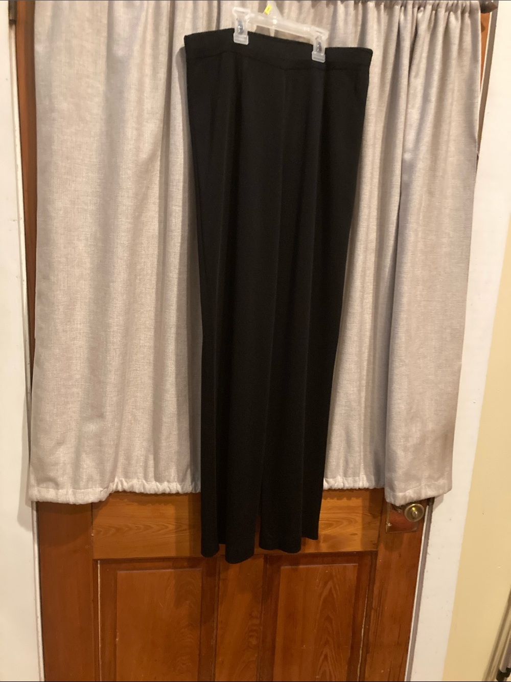 Misook Black Straight-Leg Dress Pants